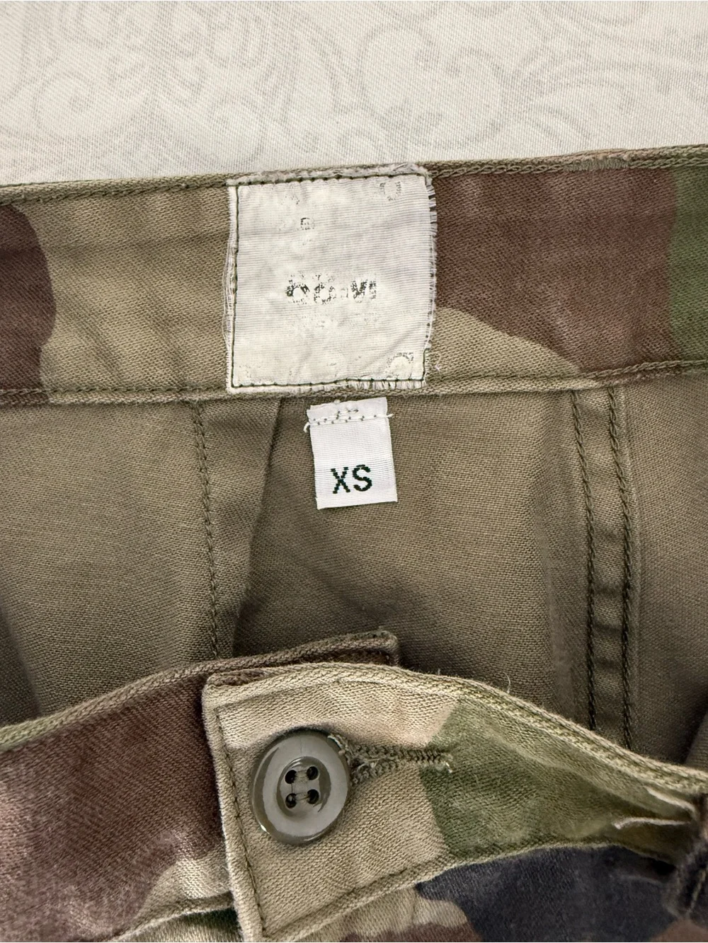Vintage camo military